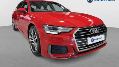 Used Audi A6 S-Line 299 HP (219 kW) 2022 Red Estate