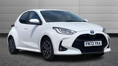 White Used 2022 Toyota Yaris Hybrid Design Hatchback | £16,195 (Fair price)
