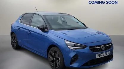 Used Vauxhall Corsa-e Elite 100 kW (136 HP) 2020 Blue Hatchback