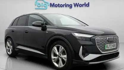 Used Audi Q4 e-tron S-Line 125 kW (170 HP) 2022 Black SUV