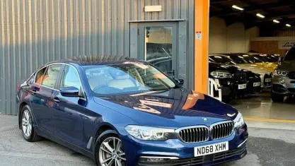 Used BMW 520 190 HP (139 kW) 2018 Blue Sedan