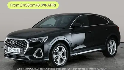 Black Used 2022 Audi Q3 Sportback S-Line SUV | £27,322 (Fair price)