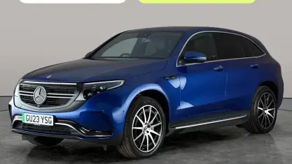 Used Mercedes EQC400 AMG line 300 kW (408 HP) 2022 Blue SUV