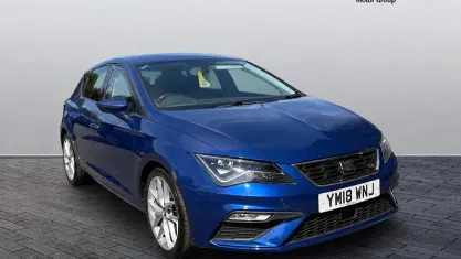 Used Seat Leon FR 125 HP (91 kW) 2018 Blue Hatchback