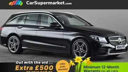 Used Mercedes C300 AMG Line Premium 258 HP (189 kW) 2019 Black Estate