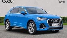 Blue Used 2022 Audi Q3 S-Line SUV | £25,583 (Fair price)