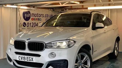 Used BMW X6 M Sport 258 HP (189 kW) 2019 White SUV