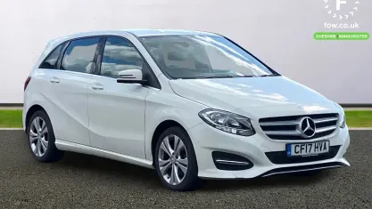 Used Mercedes B200 136 HP (100 kW) 2017 White Hatchback