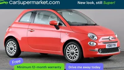 Usado Fiat 500 Lounge 69 CV (50 kW) 2018 Rosa Utilitario