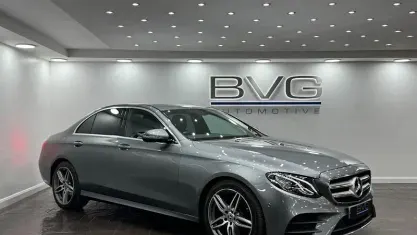 Used Mercedes E220 AMG line 194 HP (142 kW) 2019 Grey Sedan