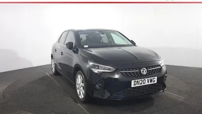 Used Vauxhall Corsa Elite 101 HP (74 kW) 2020 Black Hatchback