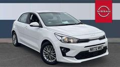 White Used 2022 Kia Rio 2 Hatchback | £13,381 (Fair price)