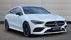 White Used 2023 Mercedes CLA220 Shooting Brake AMG Line Premium Plus Estate | £28,490 (Fair price)