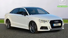 White Used 2018 Audi A3 Black Edition Sedan | £16,099 (Fair price)