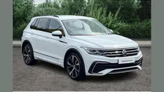 White Used 2021 VW Tiguan R-line SUV | £23,591 (Fair price)