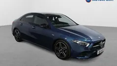 Blue Used 2022 Mercedes A180 AMG Line Premium Plus Sedan | £22,549 (Fair price)