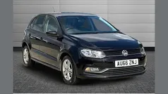 Black Used 2016 VW Polo Match Hatchback | £6,350 (Fair price)