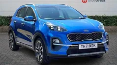 Metallic astral blue Used 2021 Kia Sportage 3 SUV | £16,524 (Fair price)