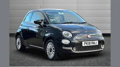 Black Used 2018 Fiat 500 Lounge Hatchback | £8,790 (Fair price)