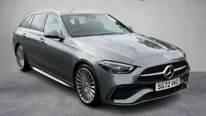 Used Mercedes C220 AMG line 200 HP (147 kW) 2022 Grey Estate
