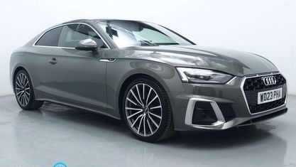 Begagnad Audi A5 S-Line 150 HK (110 kW) 2023 Grå Sportkupé