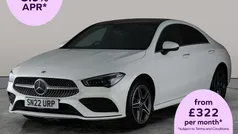 White Used 2022 Mercedes CLA250e AMG line Sedan | £23,587 (Fair price)