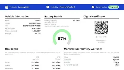 Used Tesla Model X 448 kW (610 HP) 2019 SUV