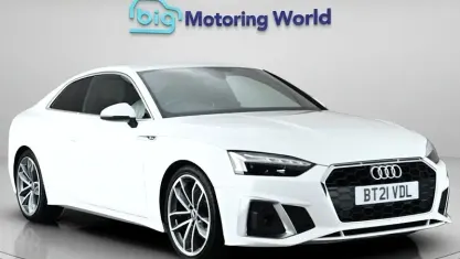 Used Audi A5 S-Line 163 HP (119 kW) 2021 White Coupe
