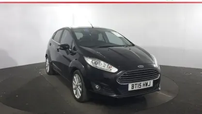 Used Ford Fiesta Titanium 101 HP (74 kW) 2015 Black Hatchback