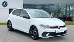 Pure white deep black pearl Used 2022 VW Polo GTI Hatchback | £22,409 (Fair price)