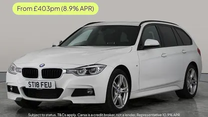 White Used 2018 BMW 320 M Sport Estate | £14,908 (Good price)