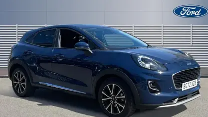 Used Ford Puma Titanium 125 HP (91 kW) 2022 Blue SUV