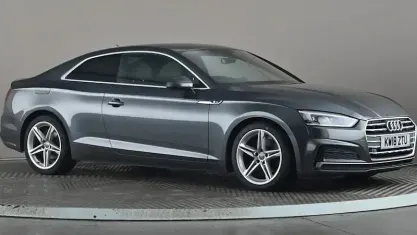 Used Audi A5 S-Line 190 HP (139 kW) 2018 Grey Coupe