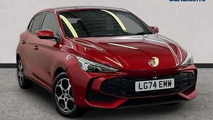 Tri coat dynamic red Used 2024 MG MG3 Trophy Hatchback | £15,145 (Fair price)