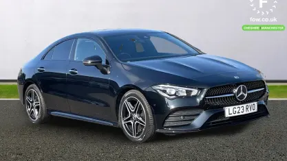 Used Mercedes CLA180 AMG Line Premium 136 HP (100 kW) 2022 Black Coupe
