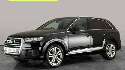 Used Audi Q7 S-Line 218 HP (160 kW) 2018 Black SUV