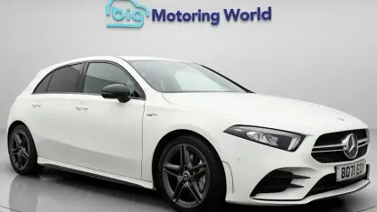 Used Mercedes A35 AMG Executive 306 HP (225 kW) 2021 White Hatchback