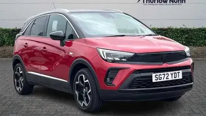 Used Vauxhall Crossland Ultimate 131 HP (96 kW) 2021 Red SUV