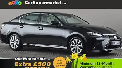 Used Lexus GS300h Executive Line 223 HP (164 kW) 2017 Black Sedan