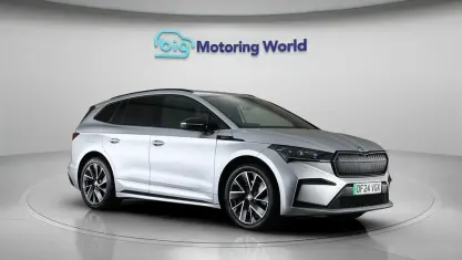 Used Skoda Enyaq iV SportlinePlus 210 kW (286 HP) 2024 Silver SUV