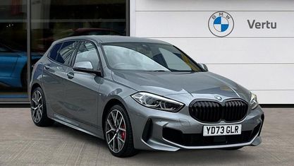Begagnad BMW 128 Comfort Edition 265 HK (194 kW) 2023 Grå Halvkombi