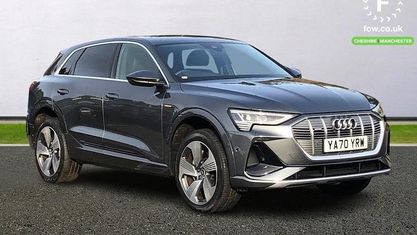 Używany Audi e-tron S-Line 230 kW (313 KM) 2021 Szary SUV