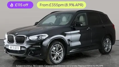 Black Used 2021 BMW X3 M Sport SUV | £24,758 (Super price)