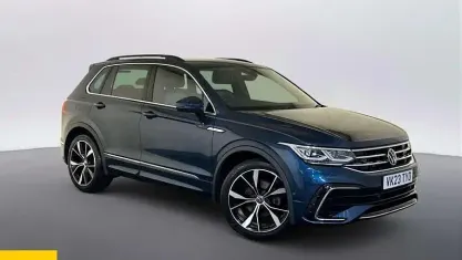 Used VW Tiguan R-line 150 HP (110 kW) 2023 Blue SUV