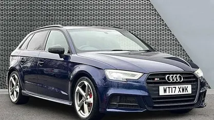 Blue Used 2017 Audi S3 Sportback Black Edition Hatchback | £23,325 (Fair price)