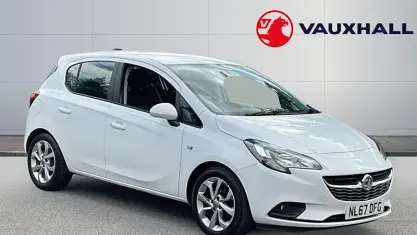 Used Vauxhall Corsa 90 HP (66 kW) 2017 White Hatchback