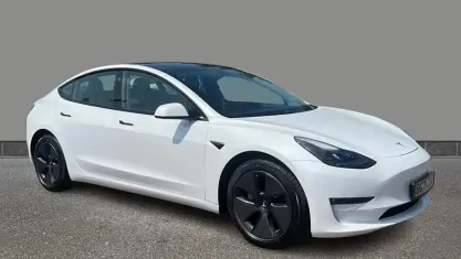 Used Tesla Model 3 Long Range AWD 366 kW (498 HP) 2021 White Sedan