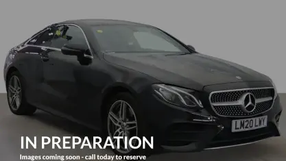 Used Mercedes E400 AMG line 340 HP (250 kW) 2020 Black Coupe
