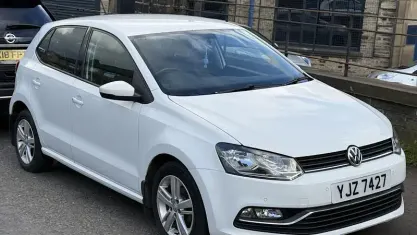 Used VW Polo Match 60 HP (44 kW) 2016 White Hatchback