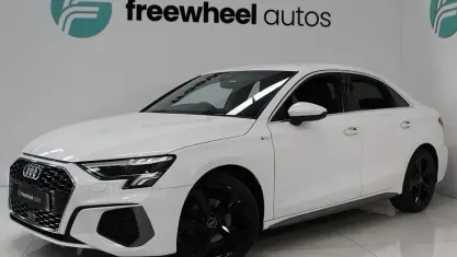 Used Audi A3 S-Line 150 HP (110 kW) 2023 White Sedan